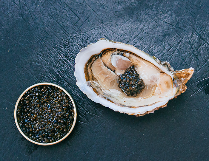 Huîtres de Camargue - Caviar